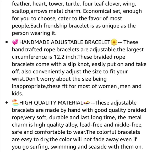 12 pcs Braided Rope Bracelet Set Handmade - Picture 8 of 8